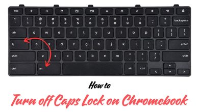 How to turn off caps lock on Chromebook